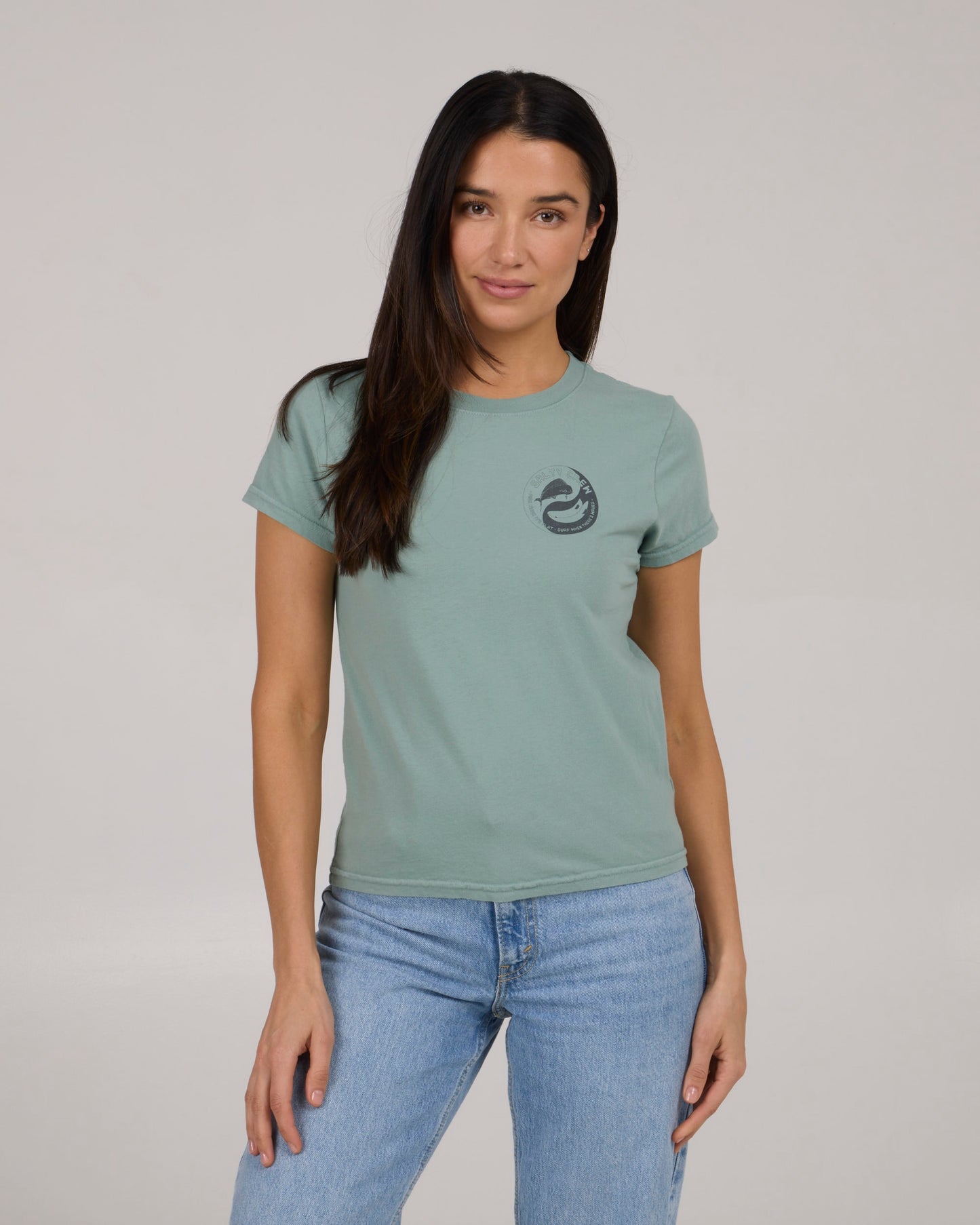 (取寄) ソルティ クルー レディース フィッシン ヤン モダン ティー Salty Crew women Fishin Yang Modern Tee Sage SALTY CREW (取寄) ソルティ クルー レディース フィッシン ヤン