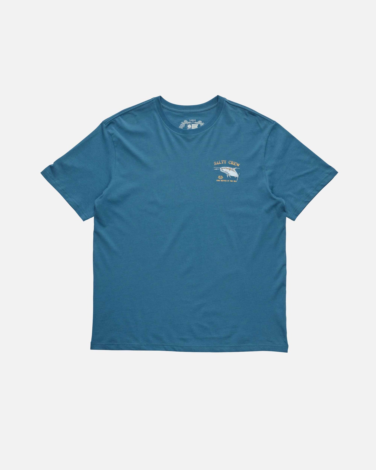 Surface Classic SS Tee - Cast Blue | Salty Crew Australia