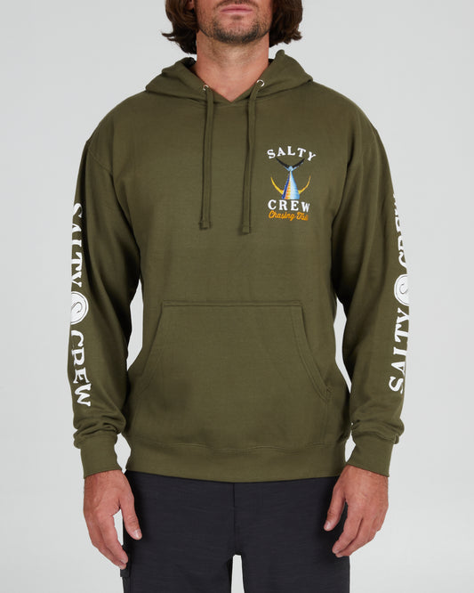Tailed Hood Fleece - Army