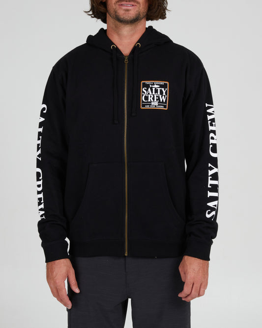 COASTER ZIP FLEECE - Black - Salty Crew Australia