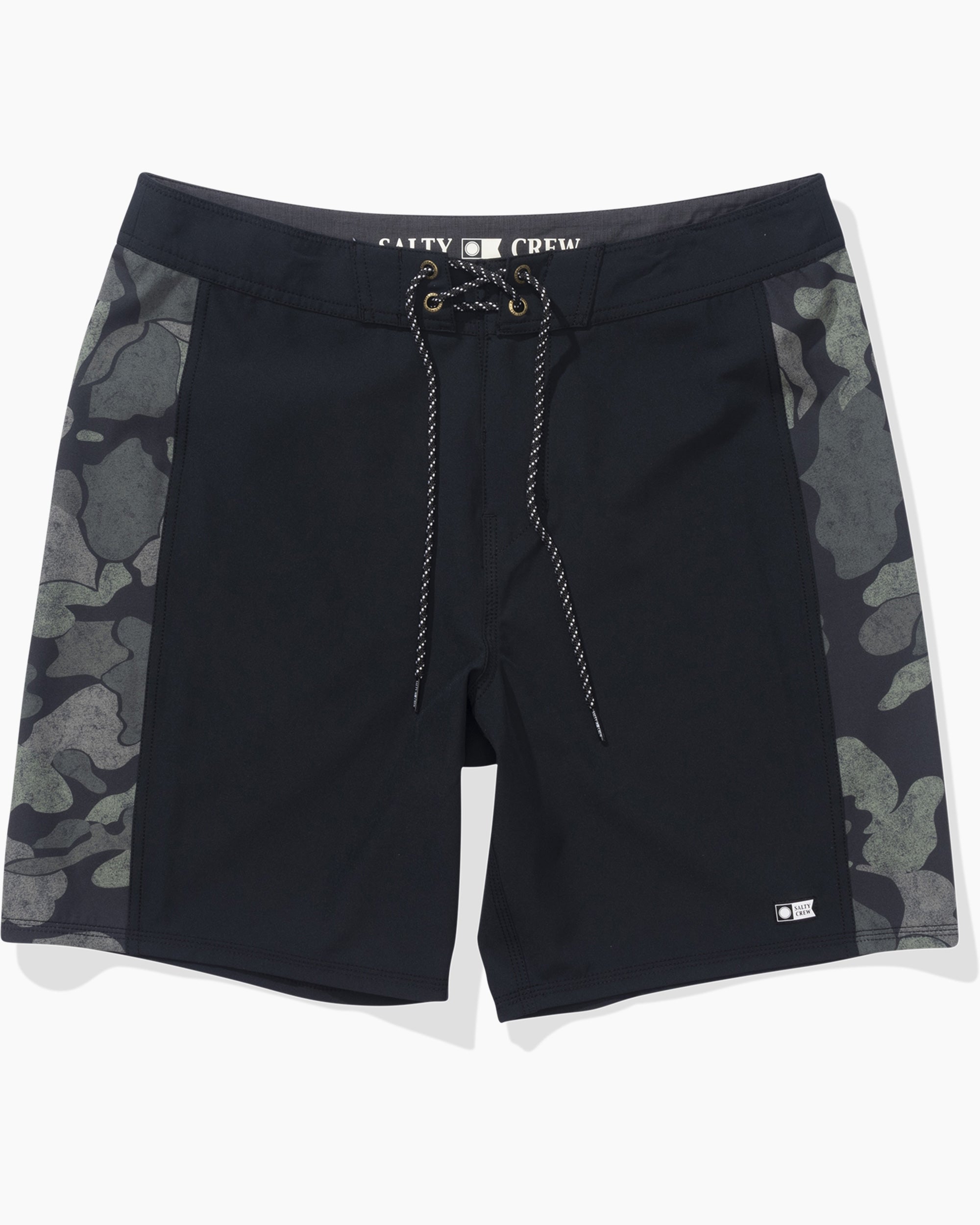 Salty Crew Beacons 2 Elastic Boardshort Charcoal Trajes De Baño Para Hombres