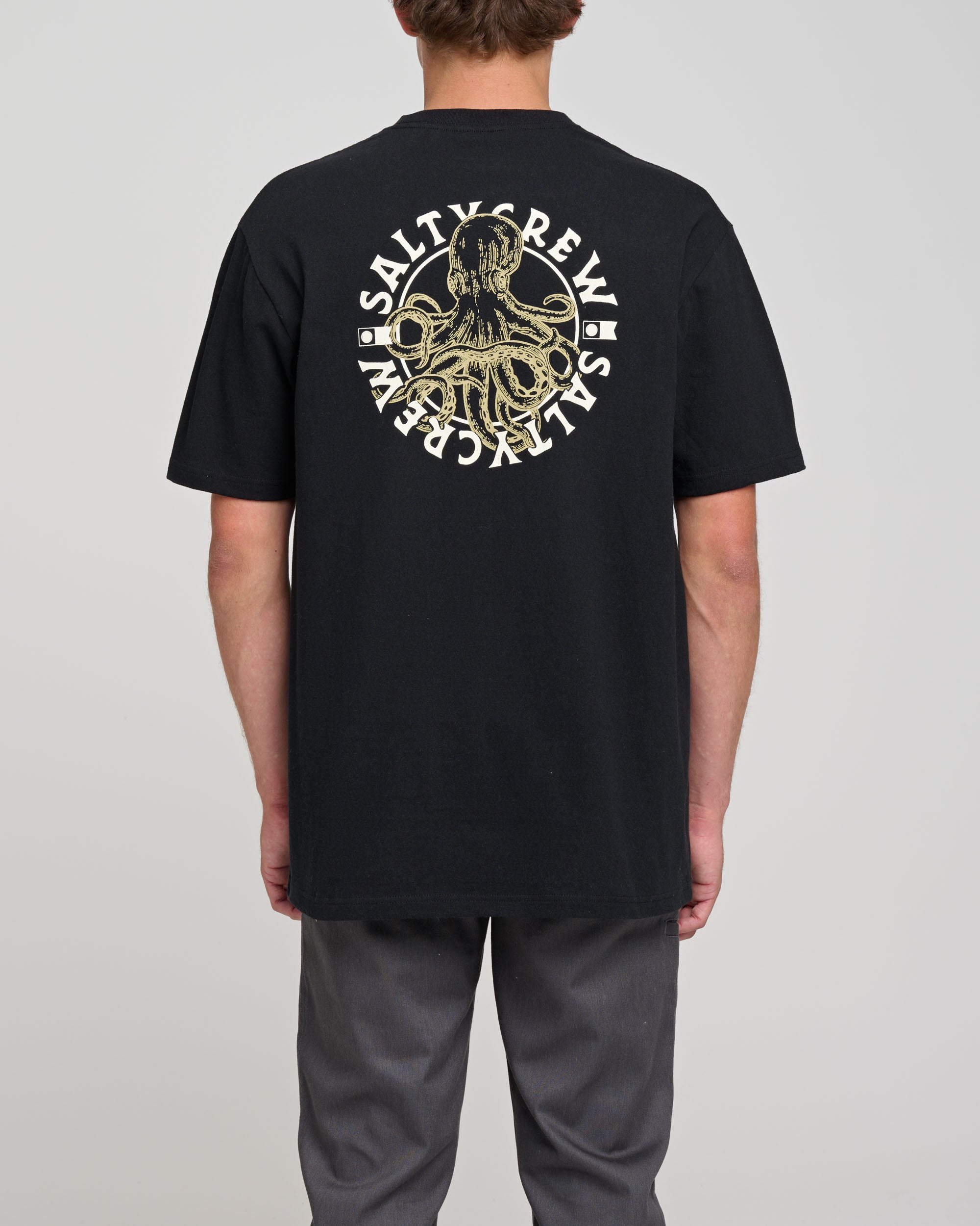 Tentacles Standard SS Tee - Black | Salty Crew Australia