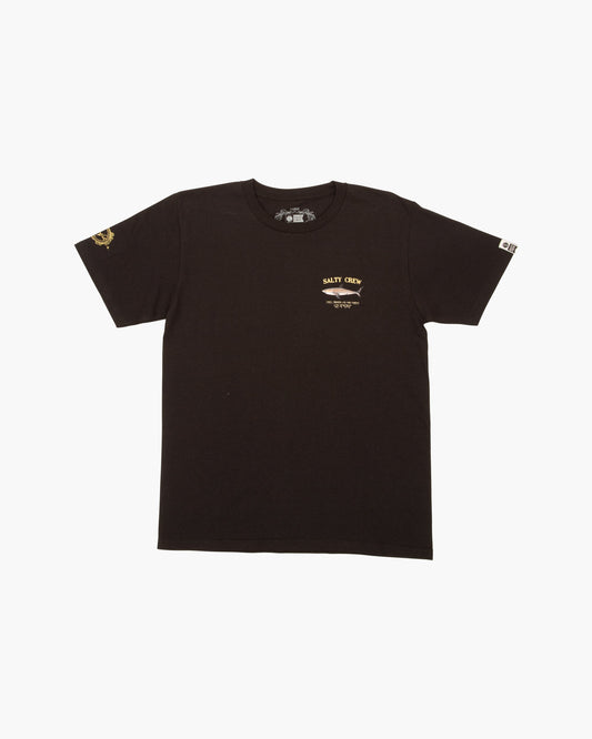 Bruce Boys S/S Tee - Black - Salty Crew Australia