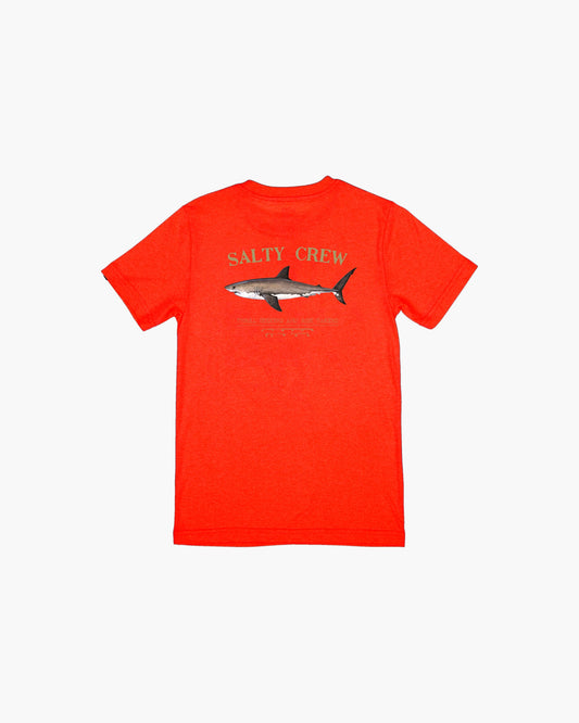 Bruce Boys S/S Tee - Red Heather - Salty Crew Australia