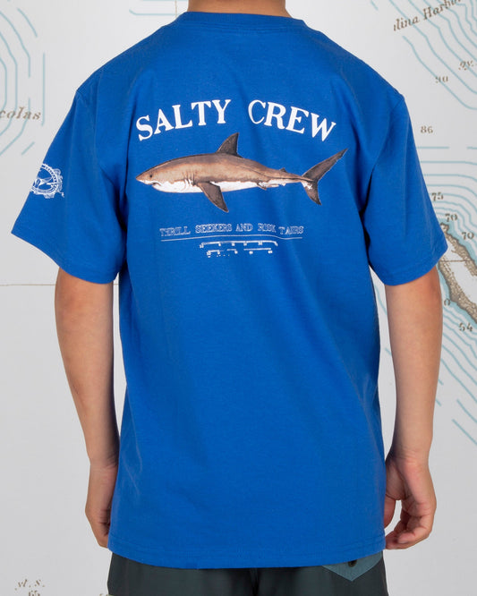 Bruce Boys S/S Tee - Royal - Salty Crew Australia