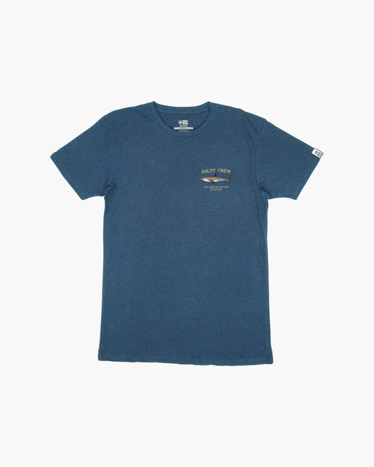 Bruce Premium S/S Tee - Harbor Heather - Salty Crew Australia