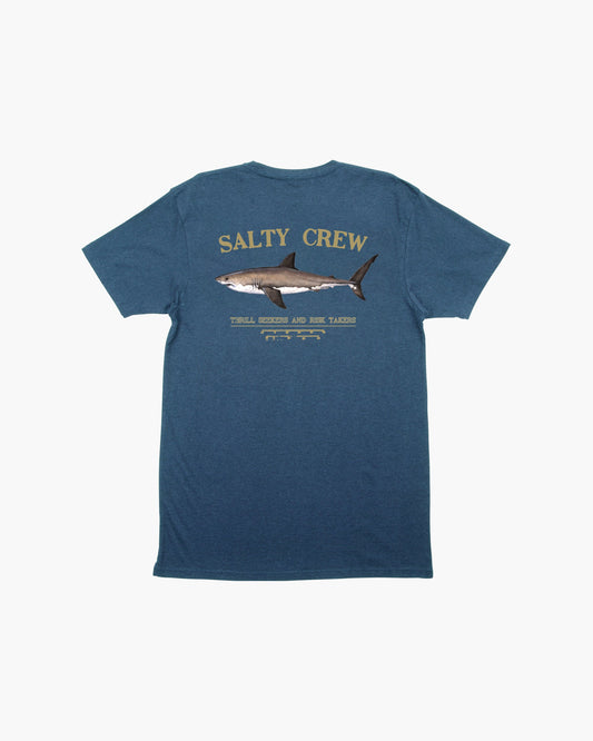 Bruce Premium S/S Tee - Harbor Heather - Salty Crew Australia