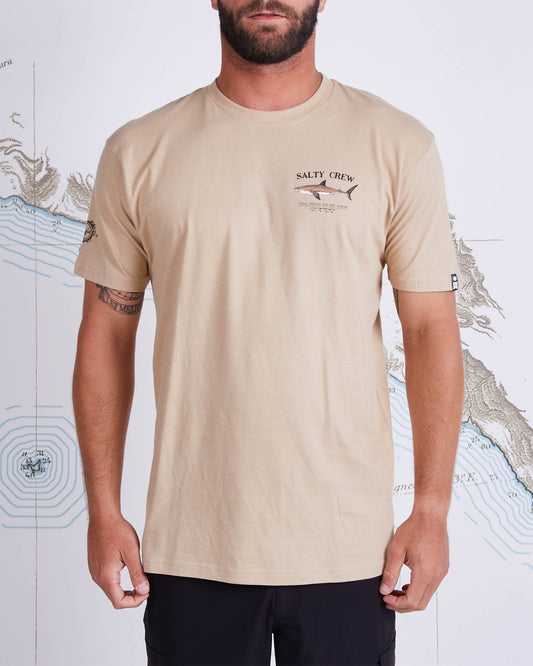 Bruce S/S Tee - Sand