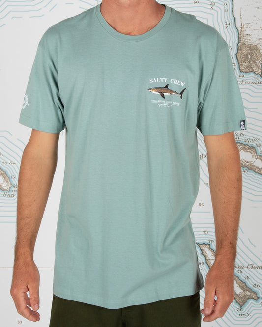 Bruce Premium S/S Tee - Sage - Salty Crew Australia