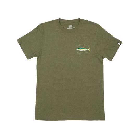 Mossback S/S Tee - Forest Heather - Salty Crew Australia