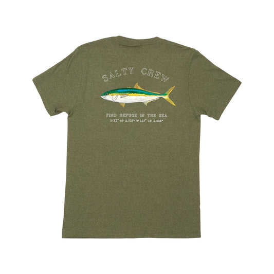 Mossback S/S Tee - Forest Heather - Salty Crew Australia