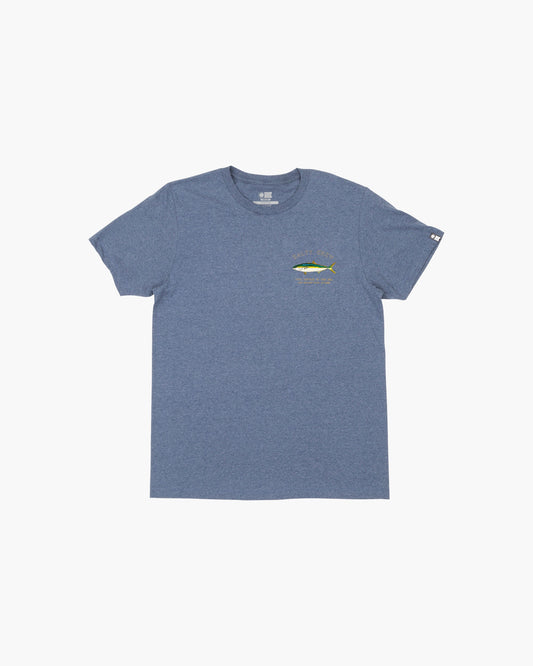 Mossback S/S Tee - Navy Heather - Salty Crew Australia