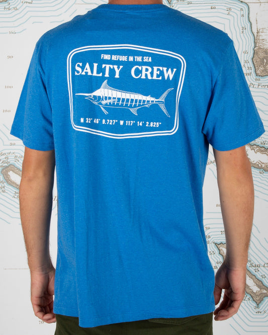 Stealth S/S Tee - Blue Heather - Salty Crew Australia
