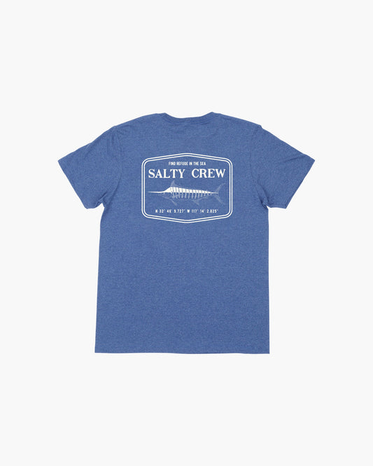Stealth S/S Tee - Blue Heather - Salty Crew Australia