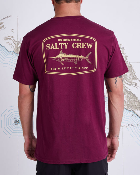 Stealth S/S Tee - Burgundy