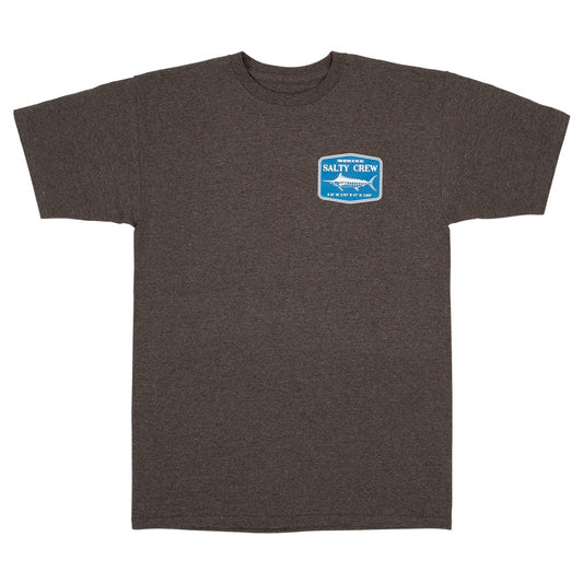 Stealth S/S Tee - Charcoal Heather - Salty Crew Australia