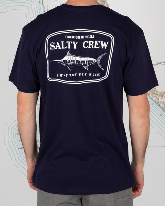 Stealth S/S Tee - Navy - Salty Crew Australia