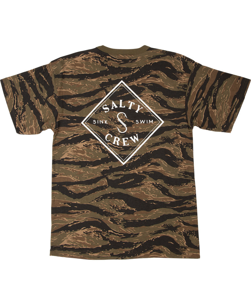 Camo Tippet S/S Tee T Shirts - Salty Crew Australia