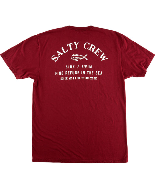 Bimini Overdyed SS Tee T Shirts - Salty Crew Australia
