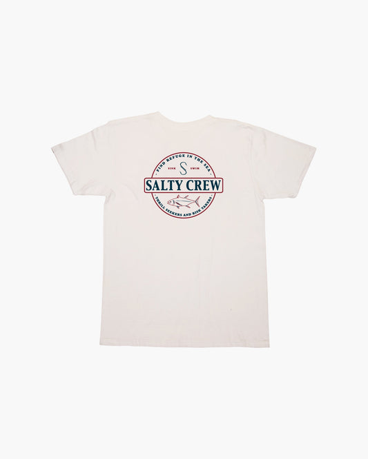 DEEP SEA S/S BOYS TEE - White - Salty Crew Australia