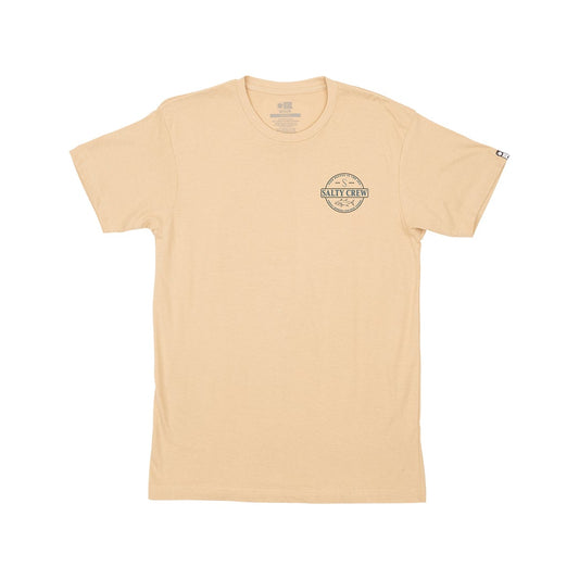DEEP SEA PREMIUM S/S TEE - Camel - Salty Crew Australia