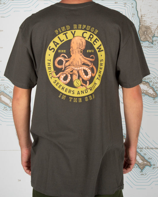 Deep Reach S/S Tee - Charcoal