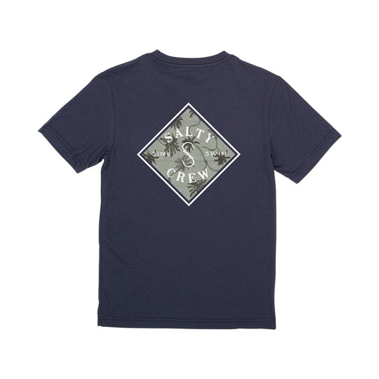 TIPPET REFUGE BOYS S/S TEE - NAVY - Salty Crew Australia