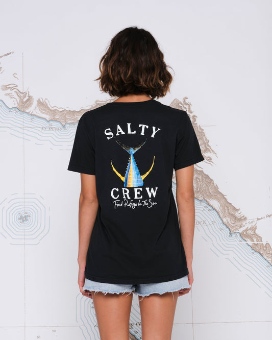 TAILED BOYFRIEND TEE - Vintage Black