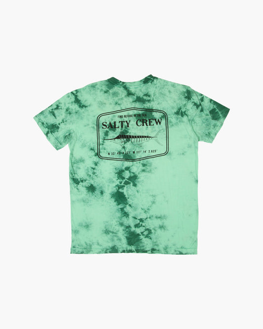 Stealth Tie Dye Premium Tee - SEA FOAM - Salty Crew Australia