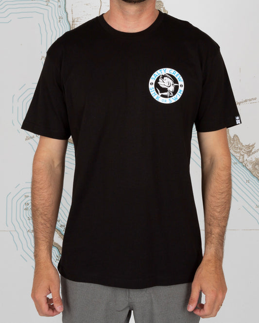 MIGHTY MAHI PREMIUM S/S TEE - Black - Salty Crew Australia