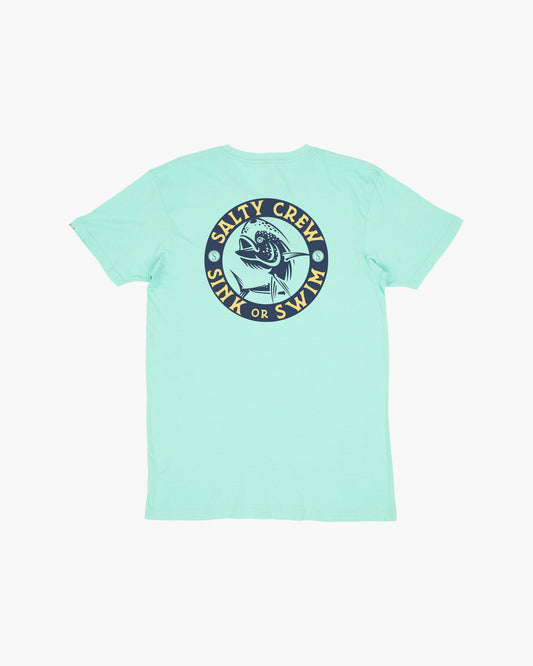 MIGHTY MAHI PREMIUM S/S TEE - Sea Foam - Salty Crew Australia