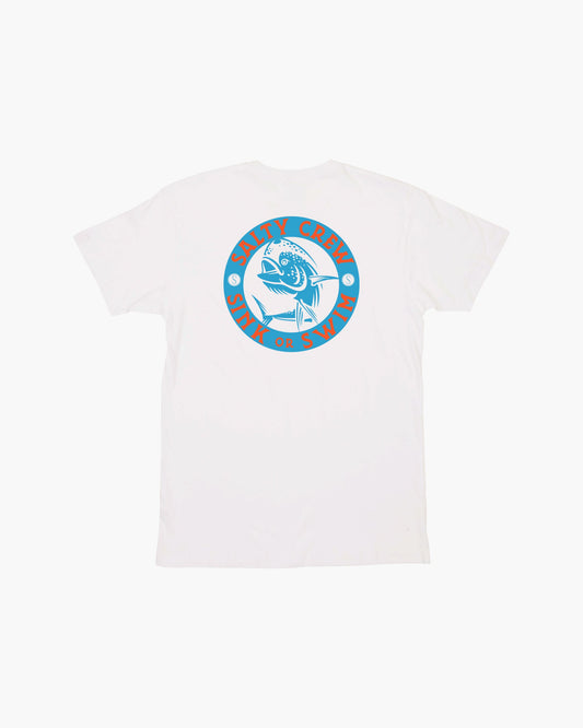 MIGHTY MAHI PREMIUM S/S TEE - White - Salty Crew Australia