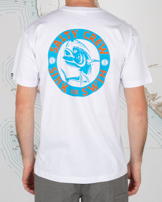 MIGHTY MAHI PREMIUM S/S TEE - White - Salty Crew Australia