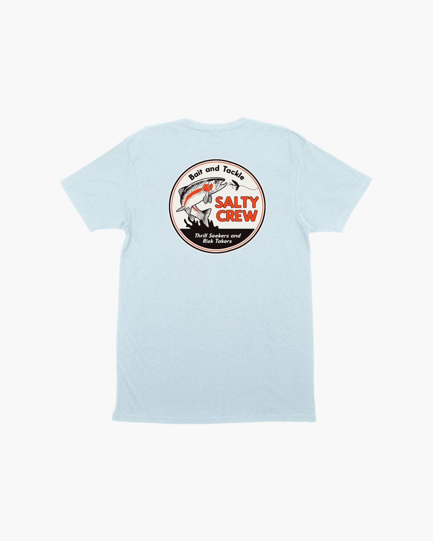 FLY GUY PREMIUM S/S TEE - LIGHT BLUE Heather - Salty Crew Australia
