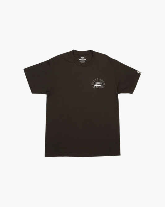 OUTBOARD STANDARD S/S TEE - Black - Salty Crew Australia