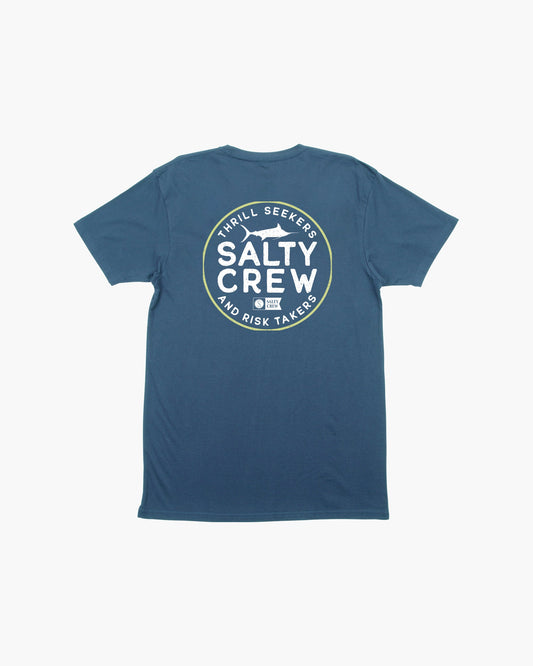 FIRST MATE PREMIUM S/S TEE - Navy - Salty Crew Australia