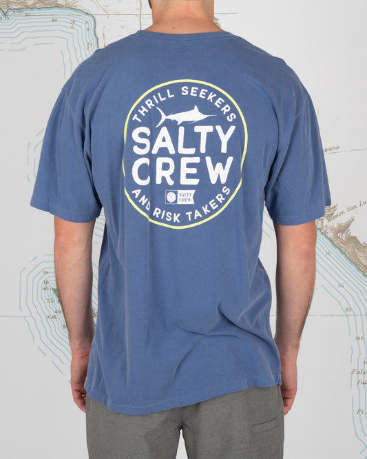 FIRST MATE PREMIUM S/S TEE - Navy - Salty Crew Australia