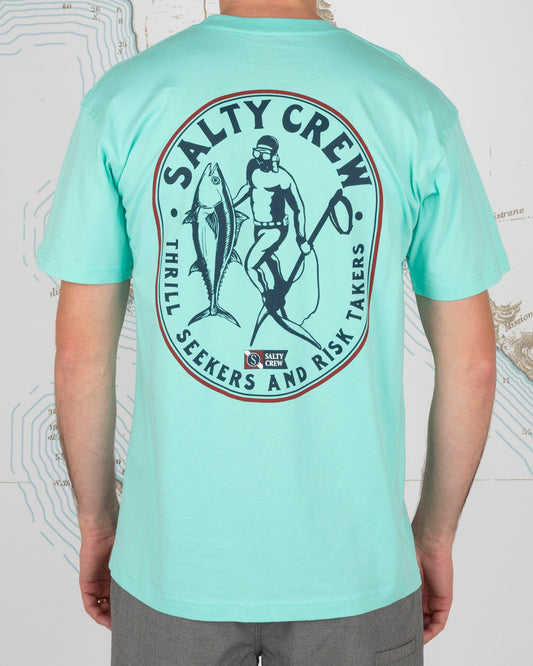 SURFACE PREMIUM S/S TEE - Sea Foam - Salty Crew Australia