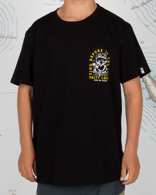 DANCIN DODO BOYS S/S TEE - Black - Salty Crew Australia