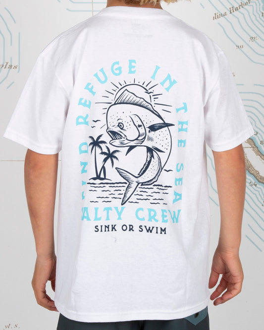 DANCIN DODO BOYS S/S TEE - White