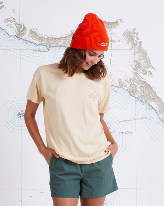TIPPET FILL BOYFRIEND TEE - Dusty Gold