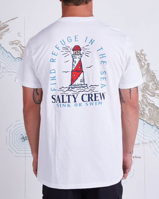 OUTERBANKS STANDARD S/S TEE - WHITE