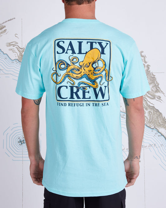 INK SLINGER STANDARD S/S TEE - Sea Foam
