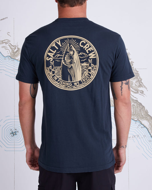 IN FISHING WE TRUST PREMIUM SS - Black