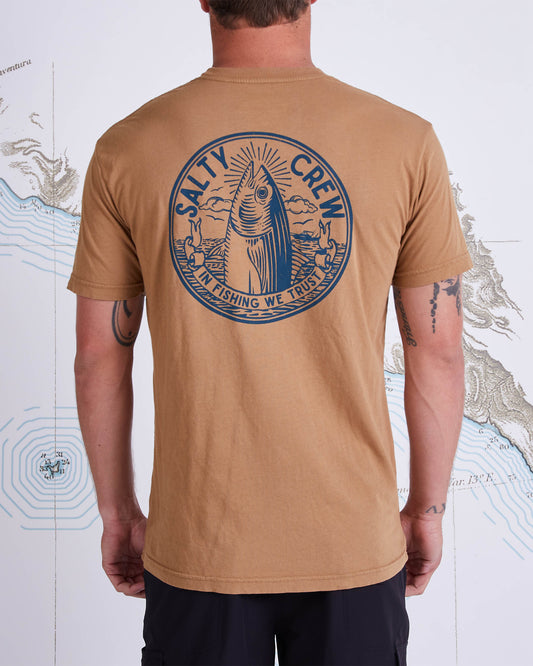 IN FISHING WE TRUST PREMIUM SS - Workwear - Salty Crew Australia