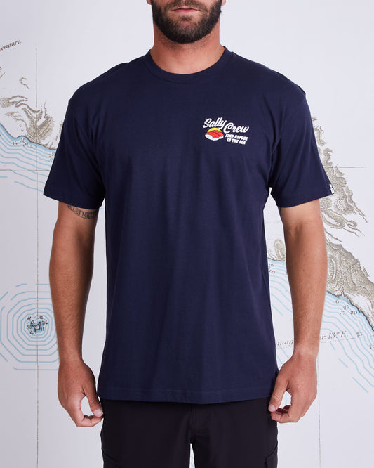 TORO PREMIUM S/S TEE - Navy