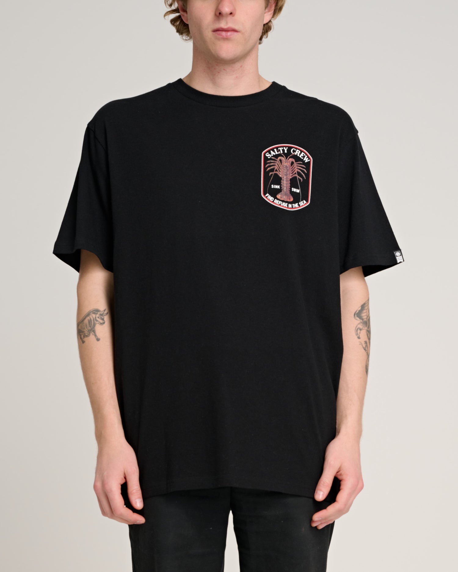 SPINY STANDARD S/S TEE - BLACK