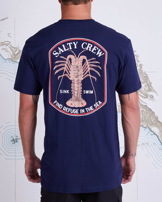 SPINY STANDARD S/S TEE - Navy