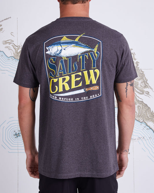 FILET STANDARD S/S TEE - Charcoal Heather