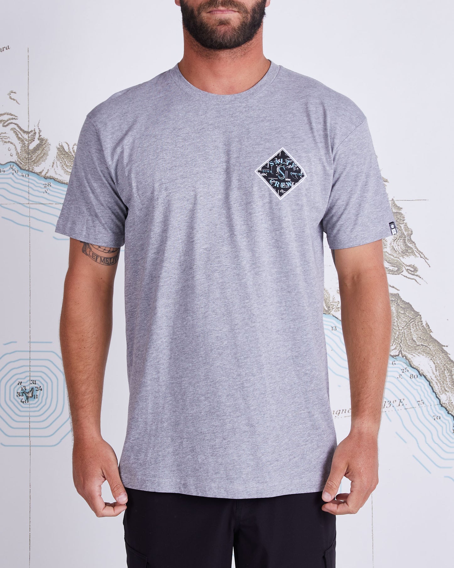 TIPPET TACKLE PREMIUM S/S TEE - Athletic Heather